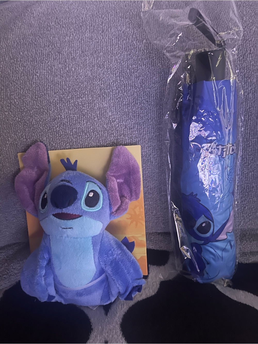 stitch plush toy & Disney Stitch umbrella ☔️ set